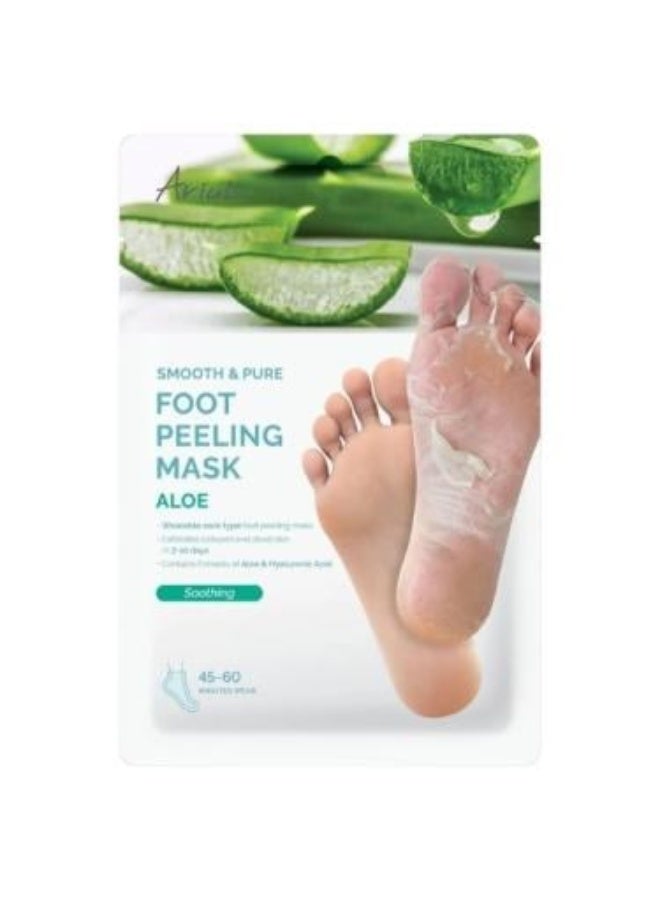 Smooth & Pure Aloe Vera Exfoliating and Soothing Foot Mask
